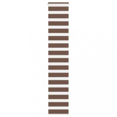 vidaXL Jaluzea tip zebra maro lățime țesătură 35,9 cm poliester