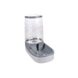 DISPENSER AUTOMAT APA PENTRU CAINI SI PISICI, FRED, GRI/ALB 30,5x17x31CM / 3,5L, flamingo