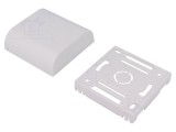 Carcasă montare pe perete ABS albă 80mm x 80mm x 35mm