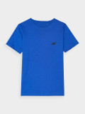 Tricou unicolor pentru băieți - cobalt, 4F Sportswear