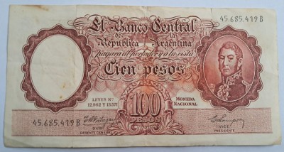 Argentina, 100 Pesos foto