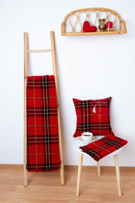 MartiHOME &amp;ldquo;Timeless Grace&amp;rdquo; SET textile casa, red black gold foto
