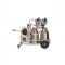 EMT. Aparat de muls vaci, doua bidoane inox 30 litri, 2 posturi, pompa vacuum ulei