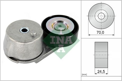 INA 534 0704 10 Intinzator curea, curea distributie foto