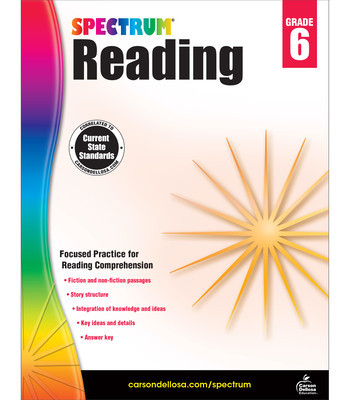 Spectrum Reading Workbook, Grade 6 foto