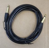 Cablu audio 3m JACK 6.35 mm MONO tata - 6.35 mm MONO tata
