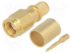 Conector SMA mufă tată drept 50&Omega; TELEG&Auml;RTNER B7808A CNT-240 H155 LMR240