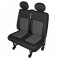 Husa bancheta cu doua locuri Apollo DV2 L, pentru Citroen Jumper, Fiat Ducato, Ford Transit, Iveco Daily, Mercedes Sprinter,