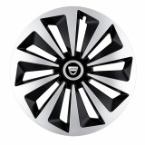 Set 4 capace roti Fox Gri-Negru R16 Compatibil Cu Dacia