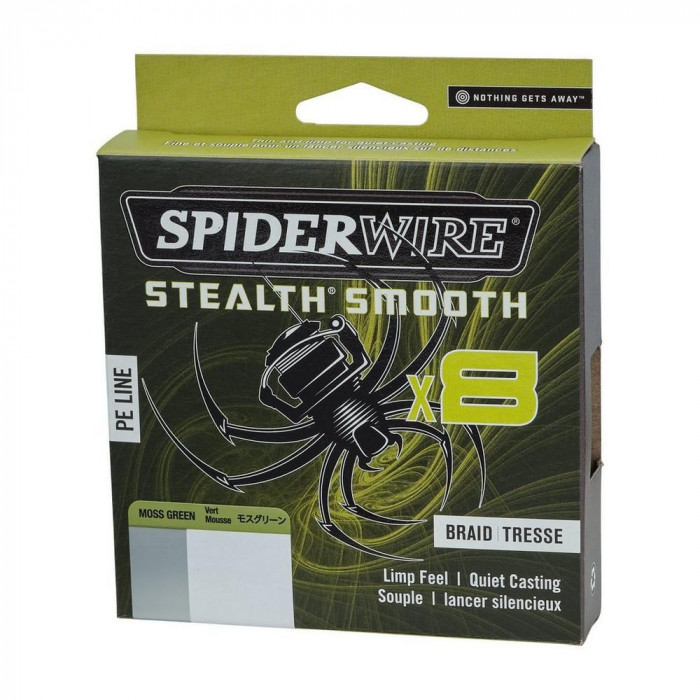 SpiderWire Braid Stealth&reg; Smooth X8 verde 150m 0,09mm