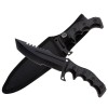 Cutit de vanatoare DEPOX&reg;, Element, 30.5 cm, otel inoxidabil, Negru
