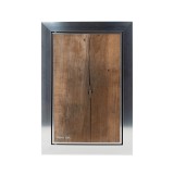 Ușă de vizitare cu ramă din aluminiu Crom și posibilitate de ușiță placabilă 200x400