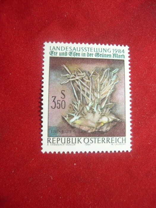 Serie AUSTRIA 1984 -Culturi Plante Tehnice , 1 valoare