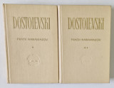FRATII KARAMAZOV , VOLUMELE I - II de F. M. DOSTOIEVSKI , 1965 *EDITIE CARTONATA