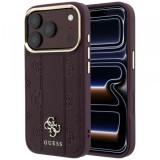 Husa MagSafe pentru Apple iPhone 18 Pro / 17 Pro, Guess, Stripe Peony 4G, Visinie