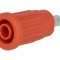 Soclu Banană 4mm 32A Roșu Nichelat