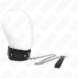 Kink Collar &amp; Gag-Colier Heavy cu Curea 65 cm Model 4 Reglabil