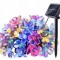 RGB соларна инсталация Cherry Blossom с 30 светодиода, многоцветни