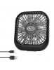 Ventilator auto sau birou cu USB, cu prindere tetiera, 12V Alca