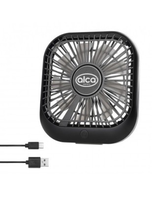 Ventilator auto sau birou cu USB, cu prindere tetiera, 12V Alca foto
