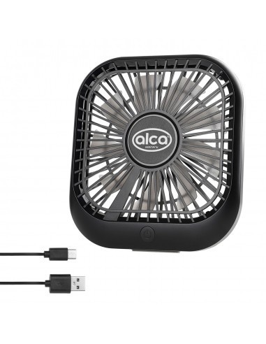 Ventilator auto sau birou cu USB, cu prindere tetiera, 12V Alca