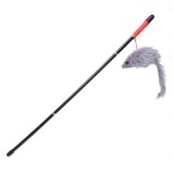 Bat de jucarie pentru pisici, Pure Sunny&trade;, cu soarece, 47 cm