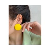 Cumpara ieftin Cercei Galbeni Rotunzi - 22877