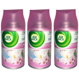 3 x Odorizant camera, Air wick, Rezerva, Magnolie si floare de cires, 3 x 250ml