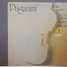 Paganini - Violin Concertos 1 & 2 (1976/Deutsche Grammophon/RFG) - VINIL/NM+