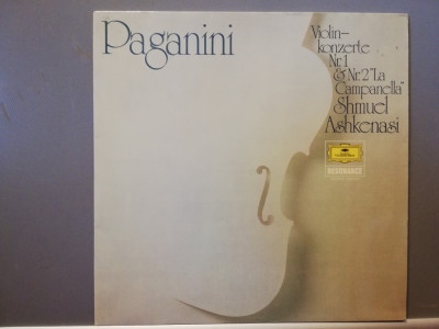 Paganini - Violin Concertos 1 &amp;amp; 2 (1976/Deutsche Grammophon/RFG) - VINIL/NM+ foto