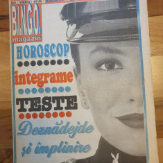 revista bingo magazin anul 1,nr. 1 - anii '90 - teste,horoscop,integrame