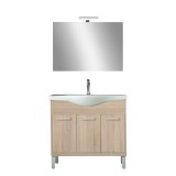 Mobilier complet de baie Nerva Prime 85, stejar Sonoma