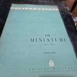 10 MINIATURI - SABIN V. DRAGOI (SERIA A DOUA, PIANO SOLO)