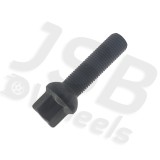 Prezon janta aliaj negru M14x1.5 47 mm pentru VW, Seat, Skoda, Audi