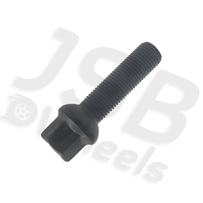 Prezon janta aliaj negru M14x1.5 47 mm pentru VW, Seat, Skoda, Audi foto