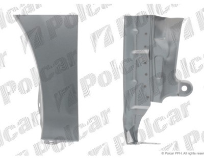 Segment aripa fata fata VW GOLF VI (5K), 10.2008-, partea dreapta, KLOKKERHOLM, spre spate; metal galvanizat, foto