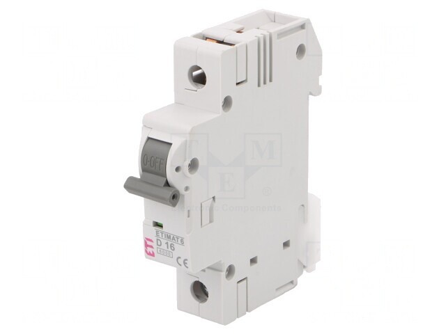 &Icirc;ntrerupător Supracurent 16A 230/400V 1P 6kA