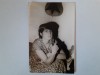 Fotografie dimensiune CP cu femeie cu pipă
