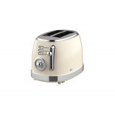 Prajitor de paine Retro Zilan ZLN1191, 2 felii de paine, 850W, 6 trepte de temperatura si timer, dezghetare, reincalzire, picioruse antiderapante