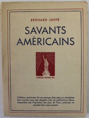 SAVANTS AMERICAINS par BERNARD JAFFE , 1949 foto