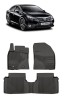 Set Covorase Auto din cauciuc Tavita Premium 3D TOYOTA AVENSIS III (2009-2018), FROGRUM