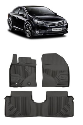 Set Covorase Auto din cauciuc Tavita Premium 3D TOYOTA AVENSIS III (2009-2018) foto