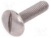 Surub M4, otel inoxidabil A2, 16mm, cap buton, BOSSARD, 1243195
