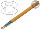 Cablu Electric Neecranat H05BQ-F 3G1mm2 300V/500V Portocaliu