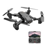 Drona Mini S27, 4K/HD, Camera Duala, Telecomanda, Wi-Fi, GPS, Negru, Pliabila, Autonomie 15min, Geanta Inclusa
