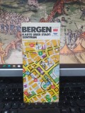 Bergen, karte uber stadtzentrum, hartă 1990, 193