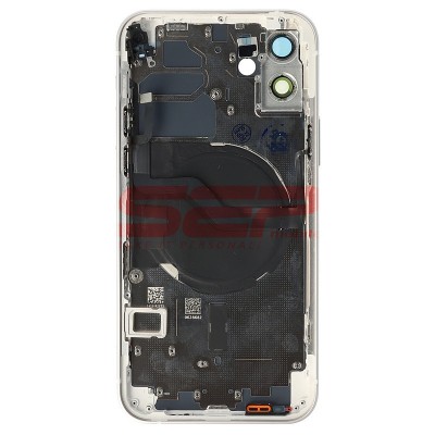 Carcasa completa + uper flex iPhone 12 WHITE foto