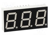 Afișaj LED 7 segmente 14,2mm 0,56 verde 160mcd OPTO Plus
