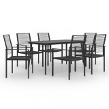 Cumpara ieftin Set mobilier de grădină, 7 piese
