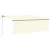 Copertina retractabila automat, cu stor, crem, 4x3 m